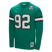 Men's Philadelphia Eagles Mitchell & Ness Kelly Green Home