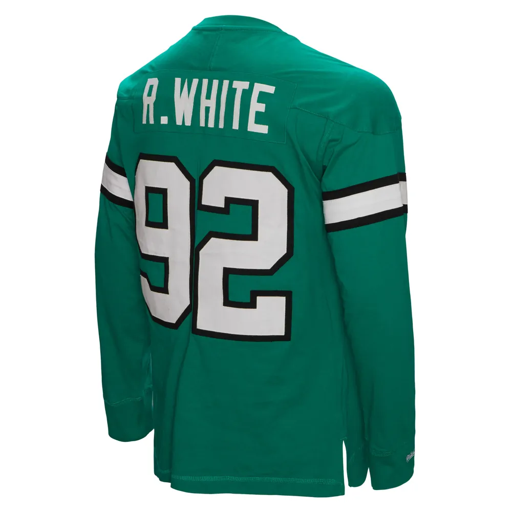 Men's Mitchell & Ness Philadelphia Eagles Reggie White Kelly Green Retired  Player Name & Number T-Shirt