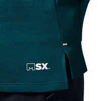 T-shirt à capuche sans manches pour hommes MSX par Michael Strahan, vert minuit, Philadelphia Eagles Captain