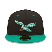 Casquette ajustée 59FIFTY 2Tone Flipside pour homme des Eagles de Philadelphie New Era