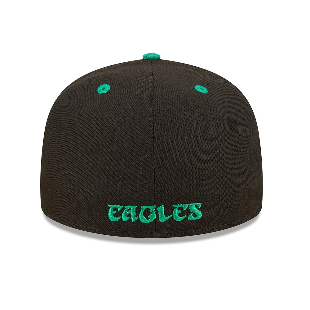 Casquette ajustée 59FIFTY 2Tone Flipside pour homme des Eagles de Philadelphie New Era