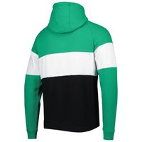 Youth Kelly Green Philadelphia Eagles Retro Color Block Pullover Hoodie