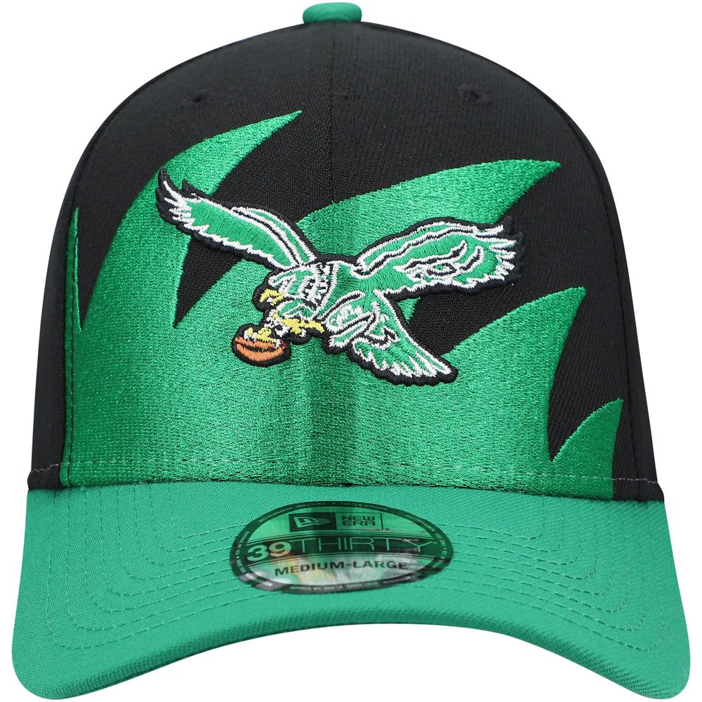 Philadelphia Eagles New Era Logo Hat White/Green (Size: L/XL)