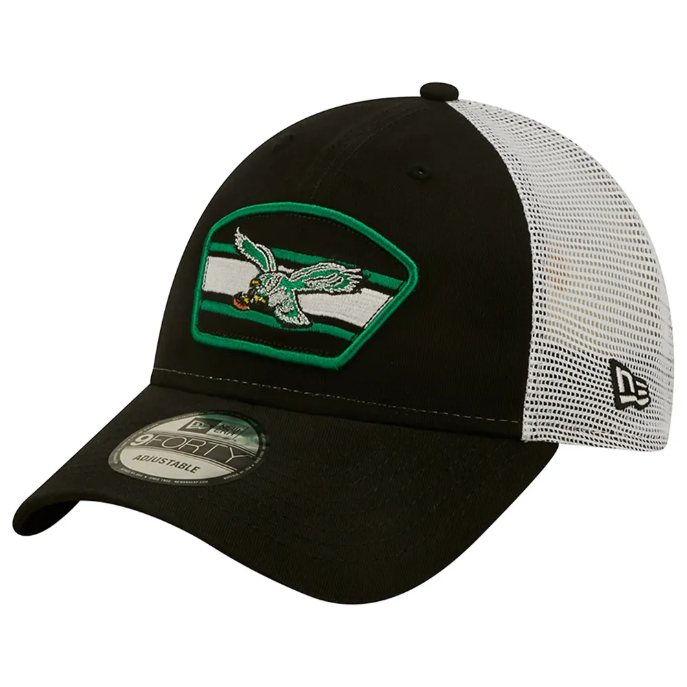 Philadelphia Eagles NFL Adjustable Hat Cap, Black Out Snapback Hat