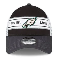 Philadelphia Eagles New Era Super Bowl LVII 9TWENTY Adjustable Hat - Cream