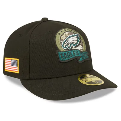 Philadelphia Eagles 2023 Salute to Service Low Profile 9FIFTY Snapback Hat, Gray, NFL by New Era