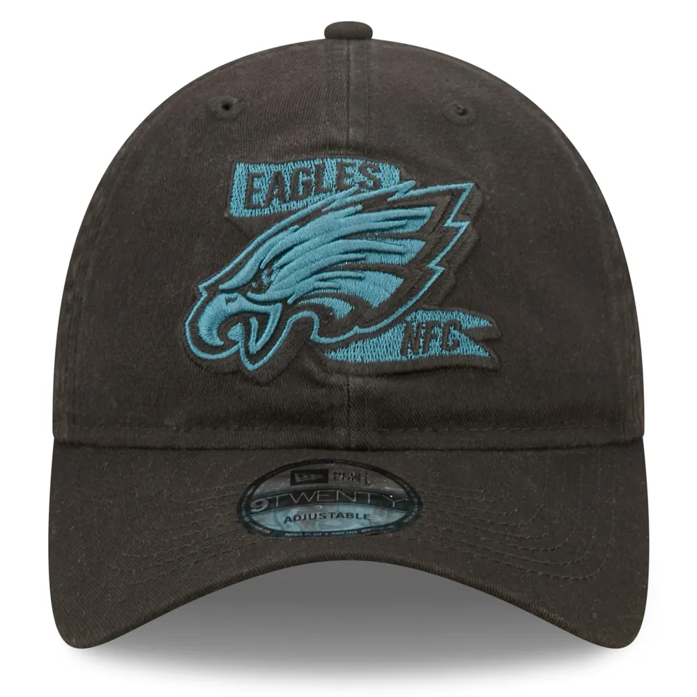 Lids Philadelphia Eagles New Era Team Black on Alternate Logo