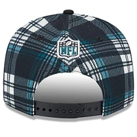 Casquette Snapback 9FIFTY New Era pour hommes des Philadelphia Eagles 2024 Sideline Statement noire