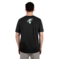 Men's New Era  Black Philadelphia Eagles 3rd Down High Density Print T-Shirt