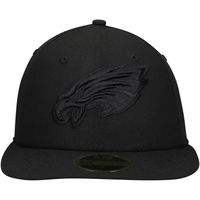 Men's New Era Black Philadelphia Eagles on Low Profile 59FIFTY II Fitted Hat