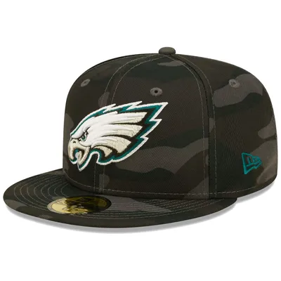 Lids Philadelphia Eagles New Era Throwback Logo Camo 59FIFTY Fitted Hat -  Black