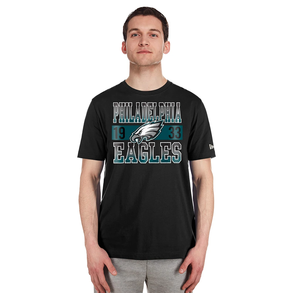 Men's New Era Black Philadelphia Eagles City Team T-Shirt