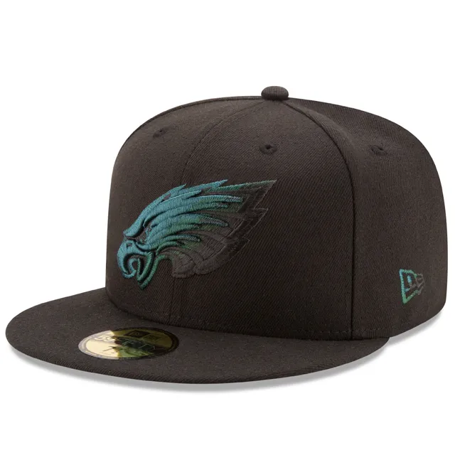 Lids Philadelphia Eagles New Era Color Dim 59FIFTY Fitted Hat - Black