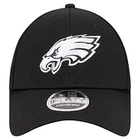 Casquette ajustable Evergreen 9FORTY noire des Philadelphia Eagles de New Era pour homme