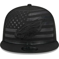 Men's New Era Black Philadelphia Eagles Independent 9FIFTY Snapback Hat