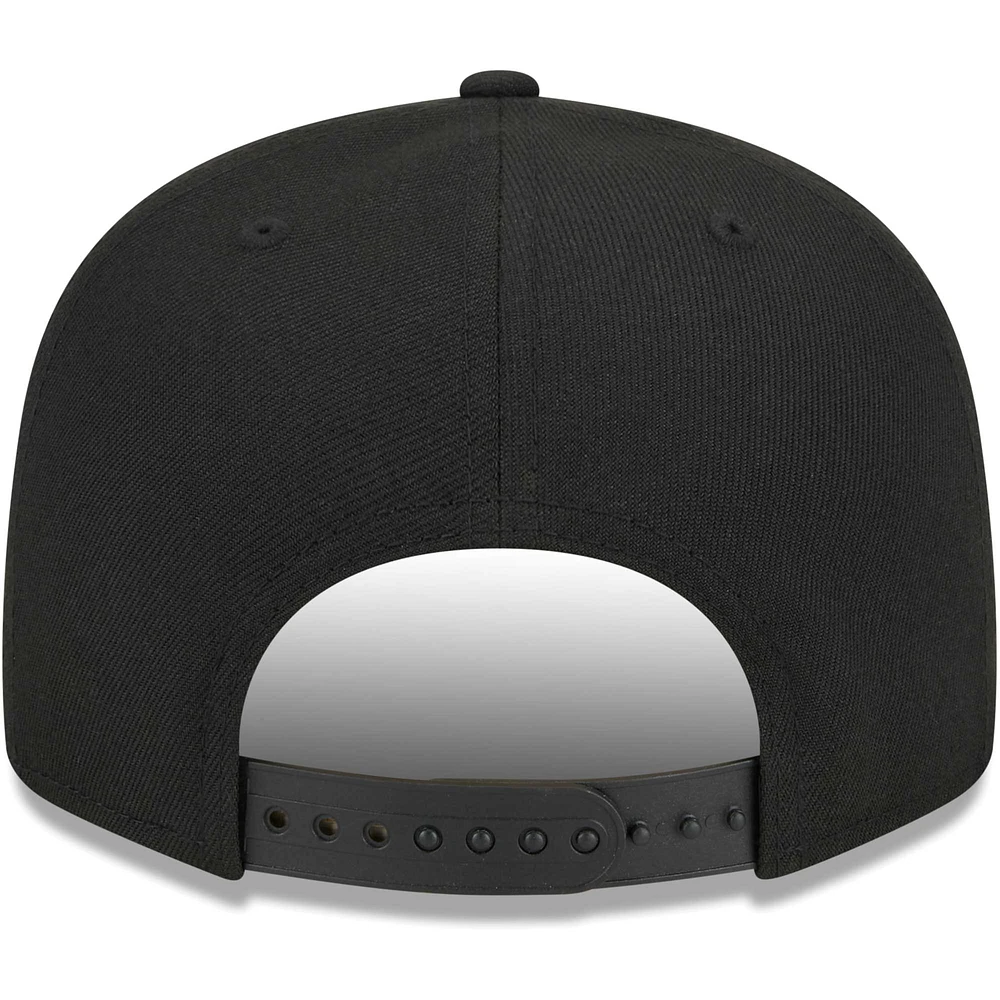 Men's New Era Black Philadelphia Eagles Independent 9FIFTY Snapback Hat