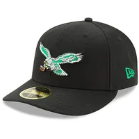 Men's New Era Gray Philadelphia Eagles Omaha Low Profile 59FIFTY Fitted Hat