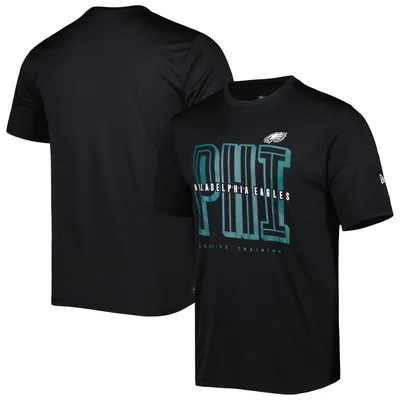 Lids Philadelphia Eagles Nike Sideline Lockup Performance Long Sleeve T- Shirt - Black