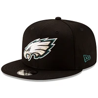 Men's New Era  Black Philadelphia Eagles Super Bowl LIX Champions Side Patch 9FIFTY Snapback Hat