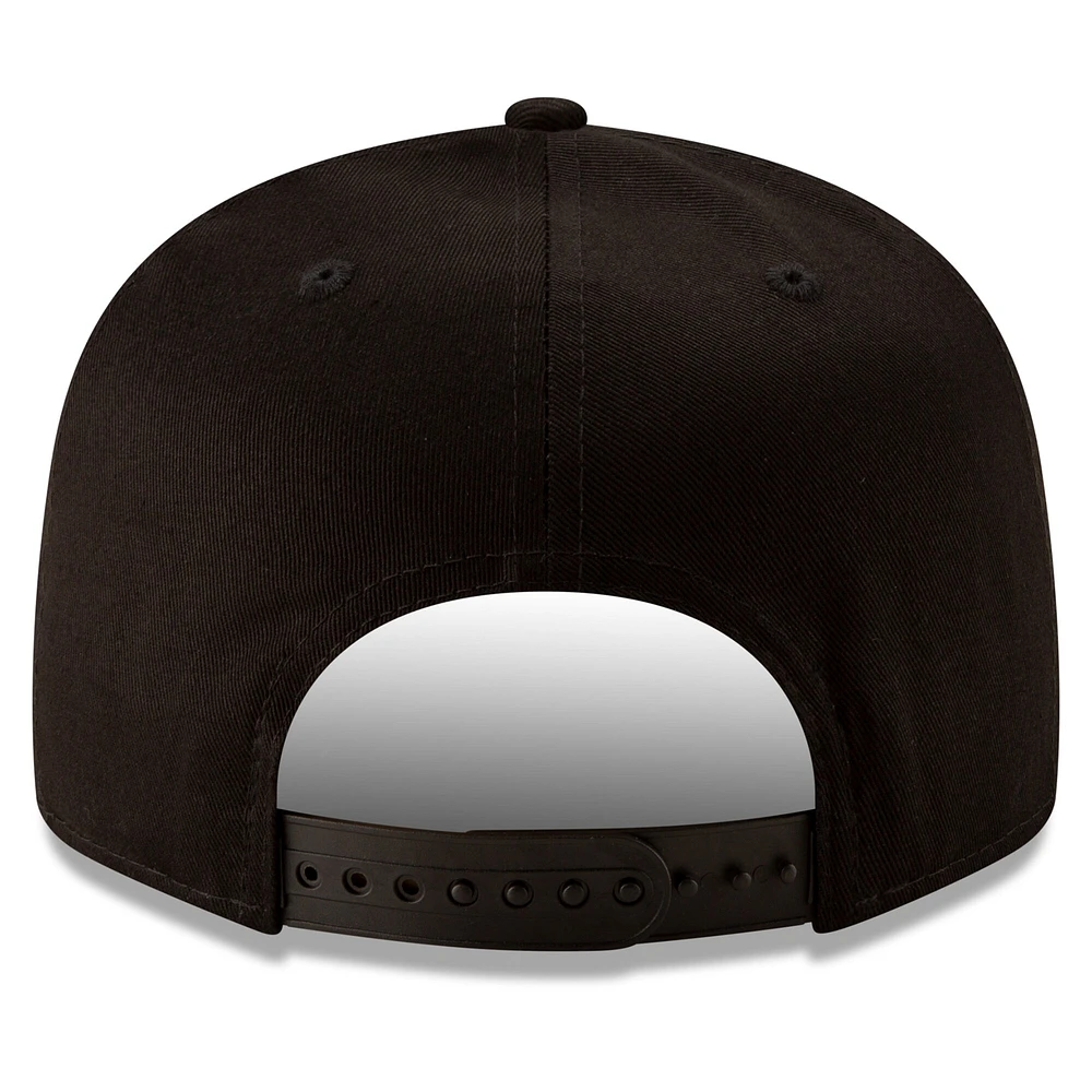 Men's New Era  Black Philadelphia Eagles Super Bowl LIX Champions Side Patch 9FIFTY Snapback Hat