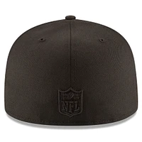 Men's New Era  Black Philadelphia Eagles Super Bowl LIX Champions Tonal Side Patch 59FIFTY Fitted Hat