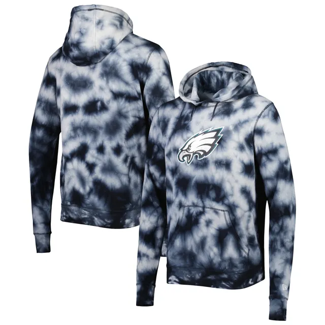 Lids Philadelphia Eagles New Era Women's Tie Dye Fleece Full-Zip Hoodie -  Black