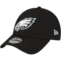 Men's New Era Black Philadelphia Eagles The League 9FORTY Adjustable Hat