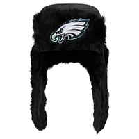 Men's New Era  Black Philadelphia Eagles Trapper Hat