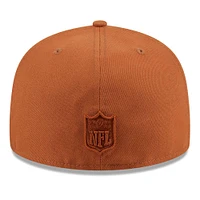 Casquette ajustée 59FIFTY marron des Eagles de Philadelphie New Era pour hommes