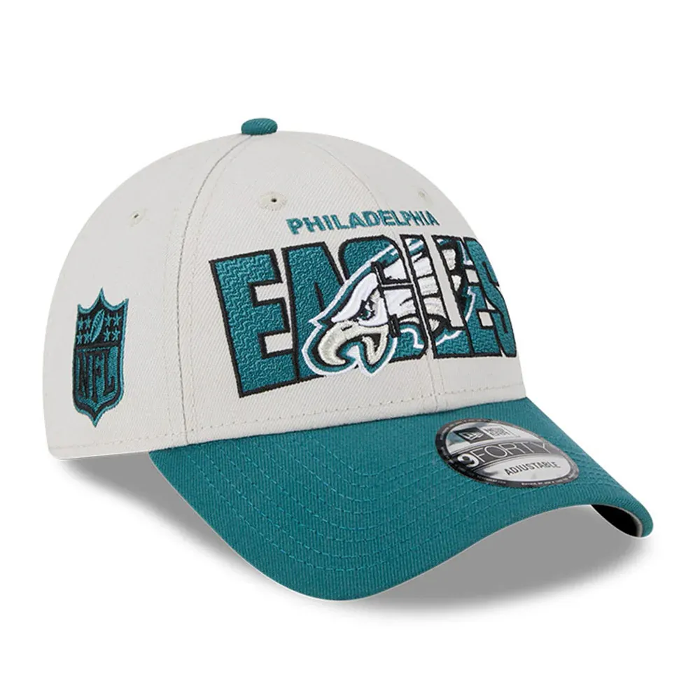 New Era Men's New Era Cream Philadelphia Eagles 2023 NFL Draft