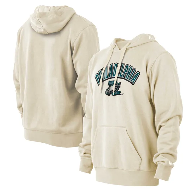 New Era Philadelphia Eagles NFL Black Pullover Hoodie Sweatshirt: