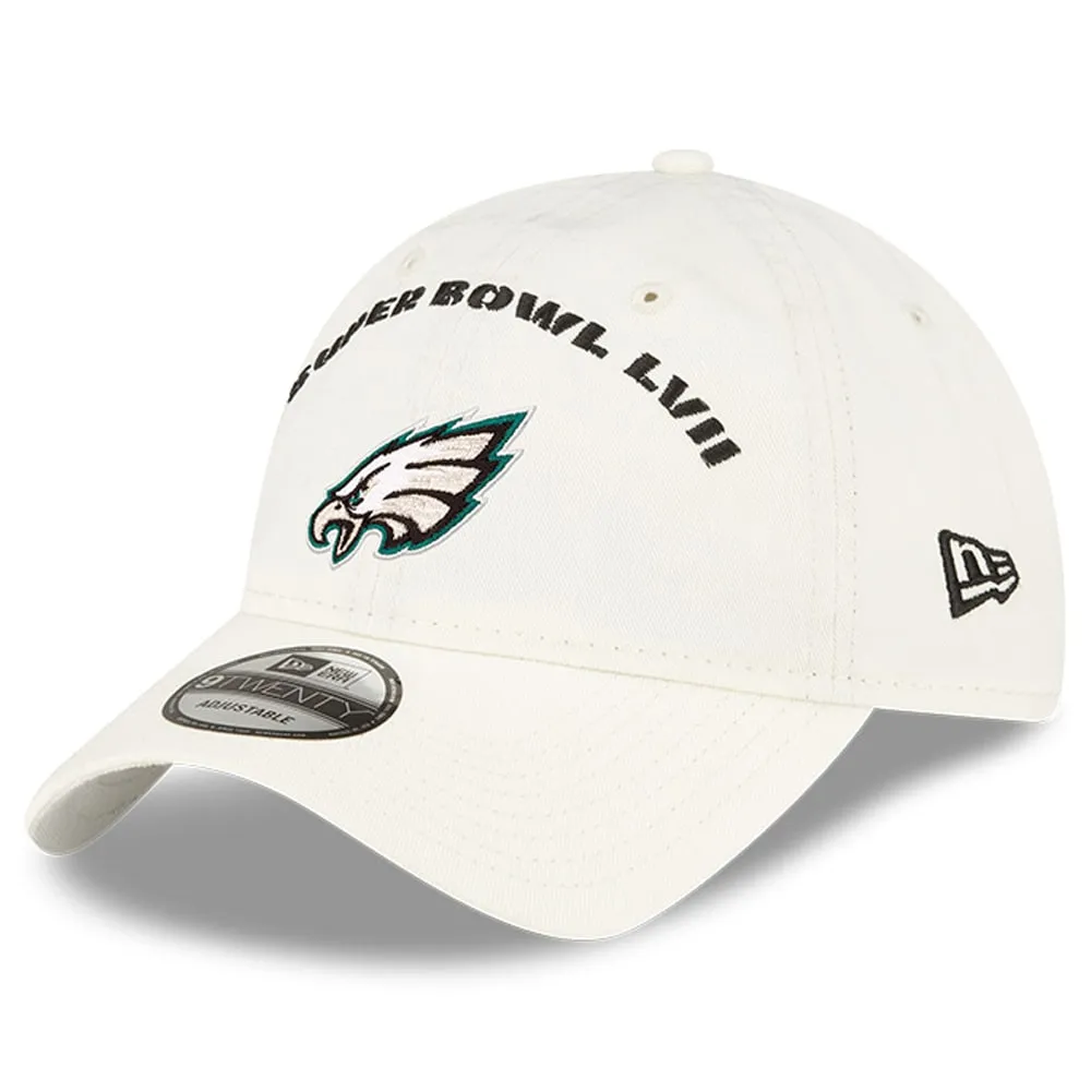 Philadelphia Eagles New Era Super Bowl LVII 39THIRTY Flex Hat - Gray
