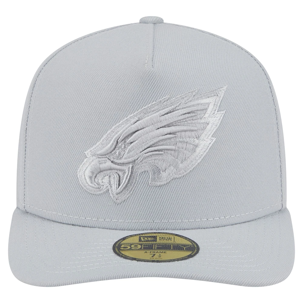 Men's New Era Philadelphia Eagles Color Pack A-Frame 59FIFTY Fitted Hat