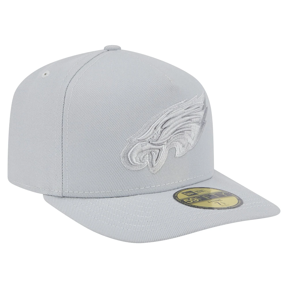 Men's New Era Philadelphia Eagles Color Pack A-Frame 59FIFTY Fitted Hat