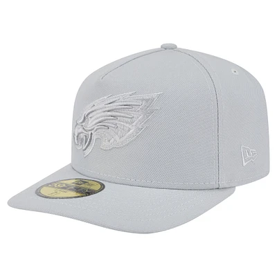 Men's New Era Philadelphia Eagles Color Pack A-Frame 59FIFTY Fitted Hat