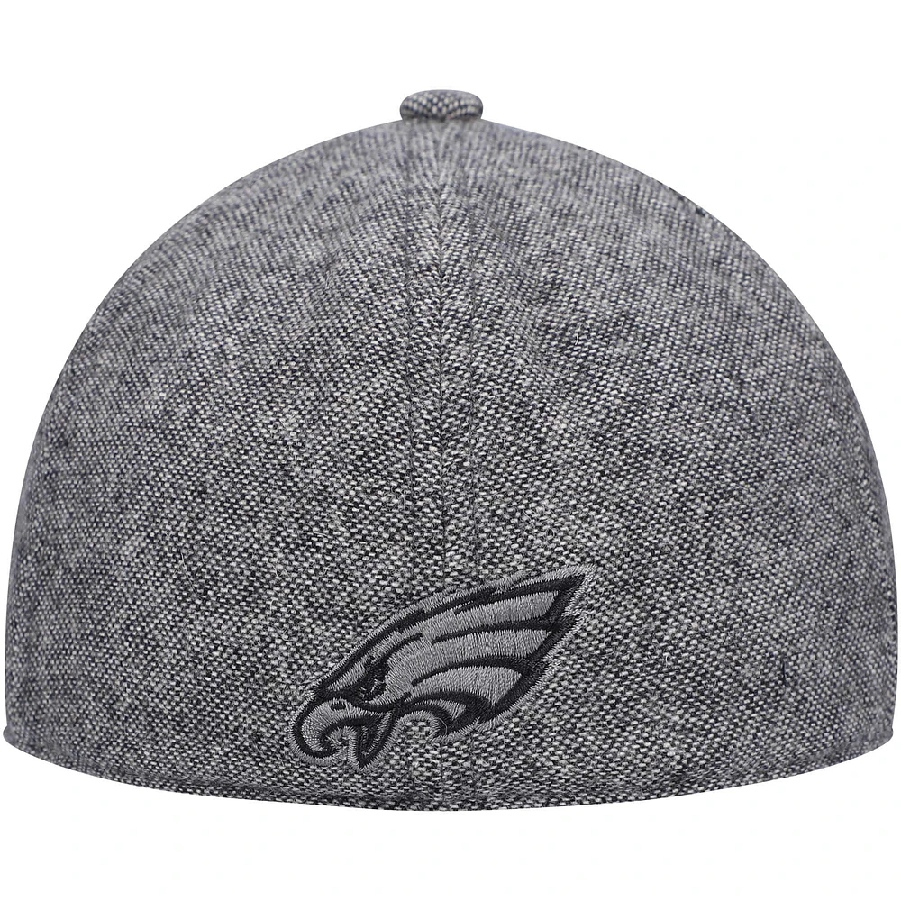 Casquette ajustée Peaky Duckbill des Philadelphia Eagles de New Era pour homme, grise