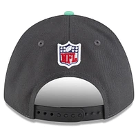 Men's New Era Gray Philadelphia Eagles Super Bowl LIX 9FORTY Adjustable Hat