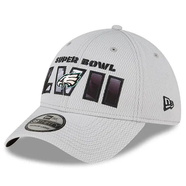 Men's New Era White Philadelphia Eagles Team White Out 39THIRTY Flex Hat