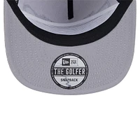 Men's New Era Gray Philadelphia Eagles Throwback Corded Golfer Snapback Hat