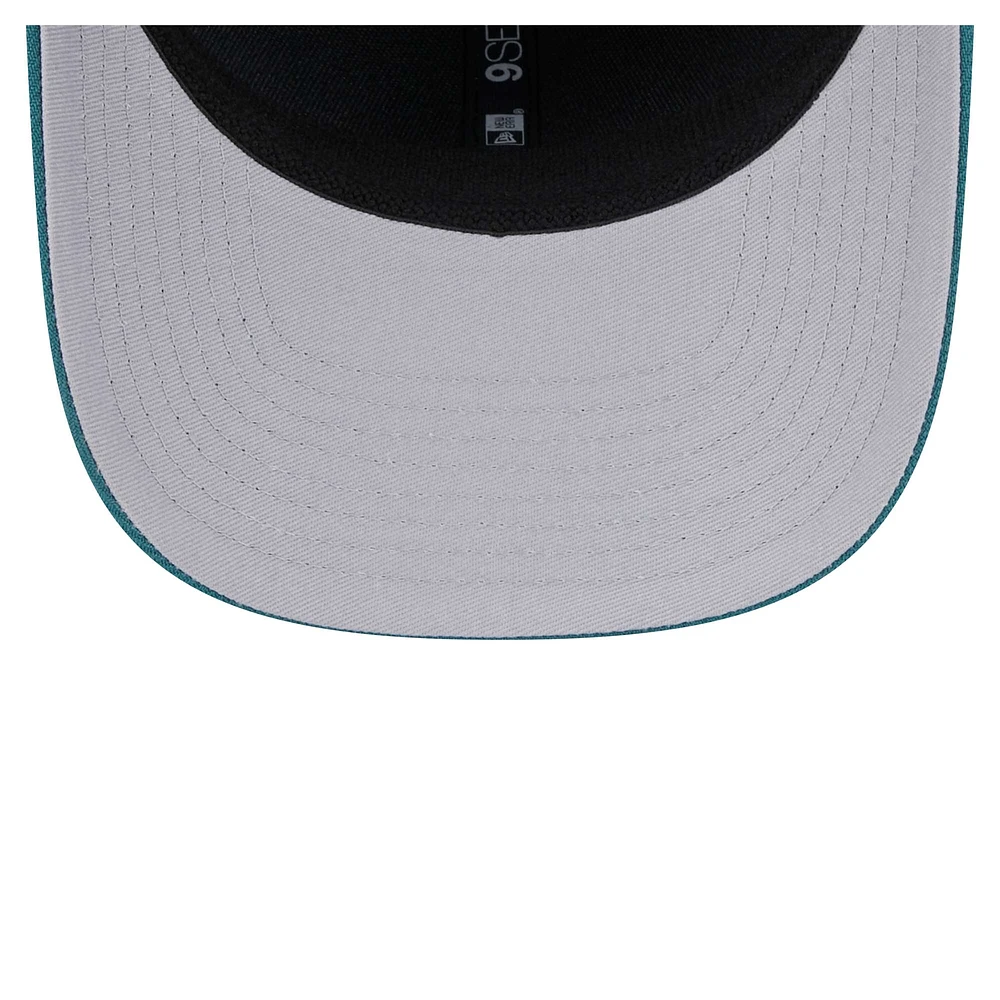 Casquette extensible à bouton-pression 9SEVENTY Philadelphia Eagles de New Era pour homme, verte