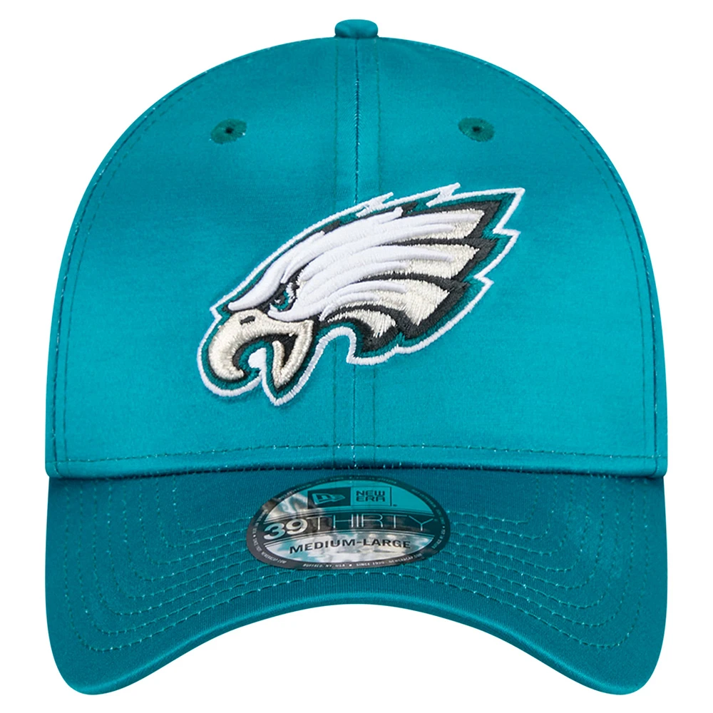 Men's New Era Green Philadelphia Eagles  Active Tech 39THIRTY Flex Hat