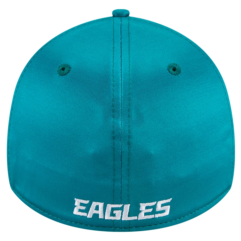 Men's New Era Green Philadelphia Eagles  Active Tech 39THIRTY Flex Hat