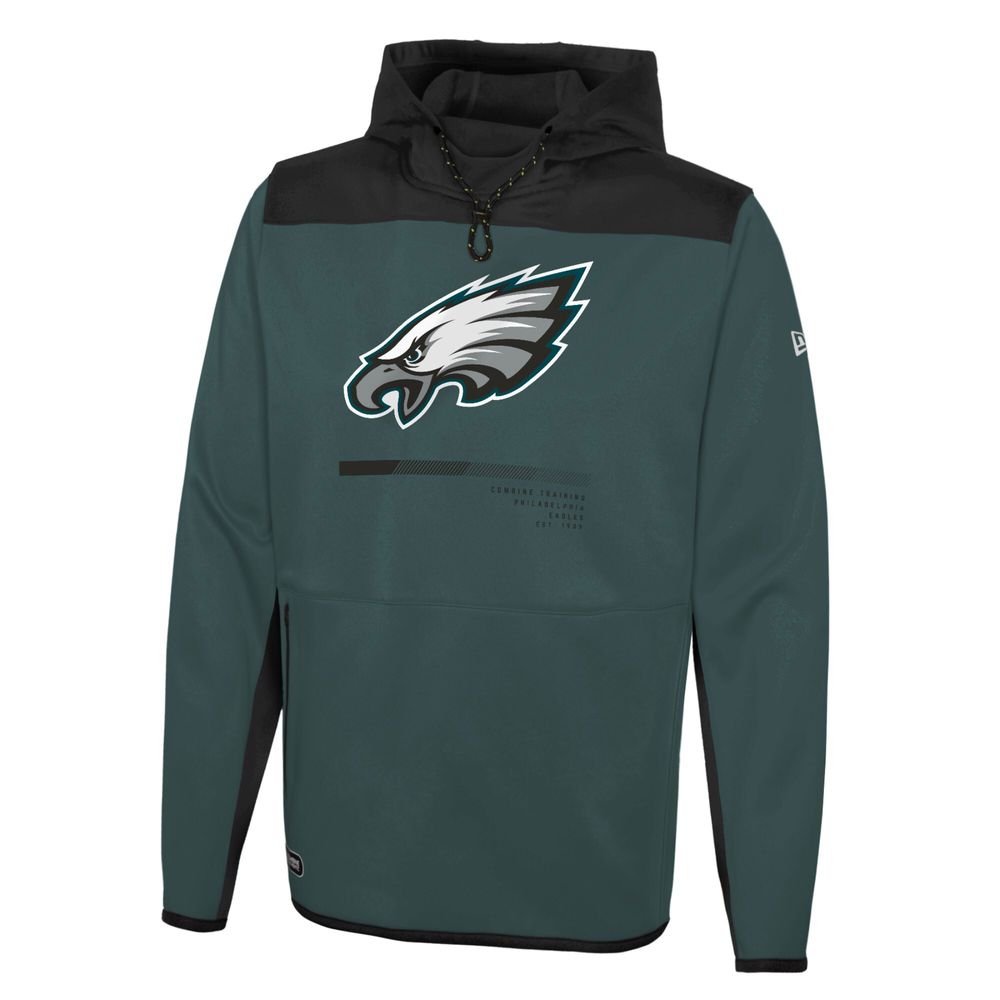 New Era / Men's Philadelphia Eagles Green Combine Pullover Logo