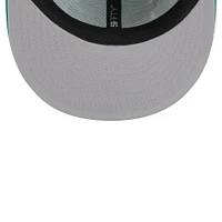 Men's New Era Kelly Green Philadelphia Eagles Throwback Paisley 59FIFTY Fitted Hat