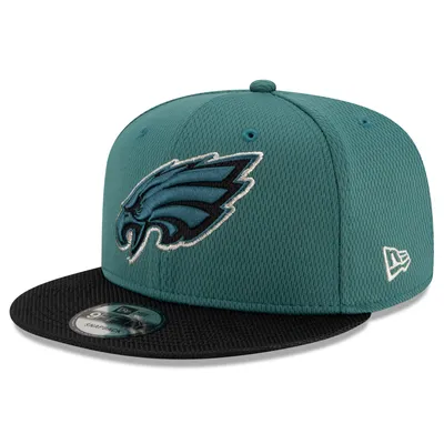 Philadelphia Eagles New Era Super Bowl LVII Side Patch 9FORTY Adjustable Hat  - Midnight Green/Black