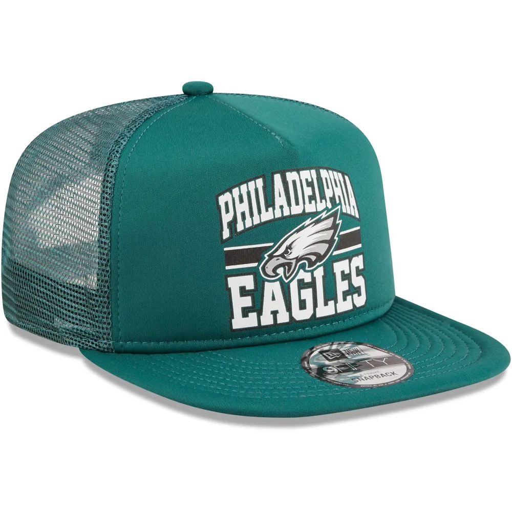 Philadelphia Eagles FRAME-FRONT Green Fitted Hat by New Era