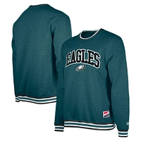 Men's New Era Midnight Green Philadelphia Eagles Big & Tall Pullover Sweatshirt