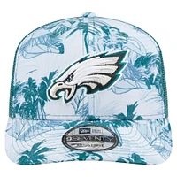 Men's New Era Midnight Green Philadelphia Eagles Hula Trucker 9SEVENTY Adjustable Hat