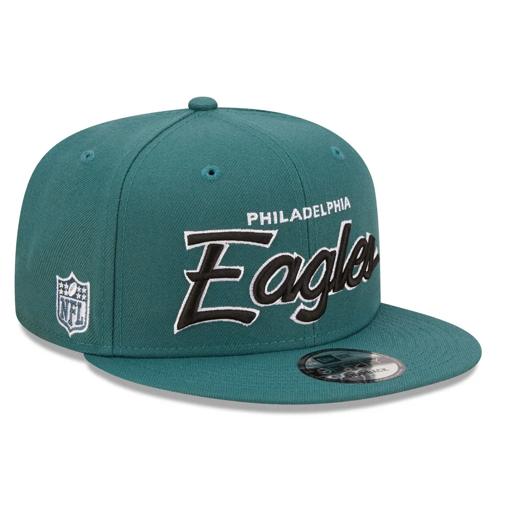 Lids Philadelphia Eagles New Era Script 9FIFTY Snapback Hat