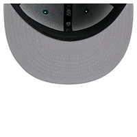 Men's New Era Midnight Green Philadelphia Eagles State Stitch 59FIFTY Fitted Hat